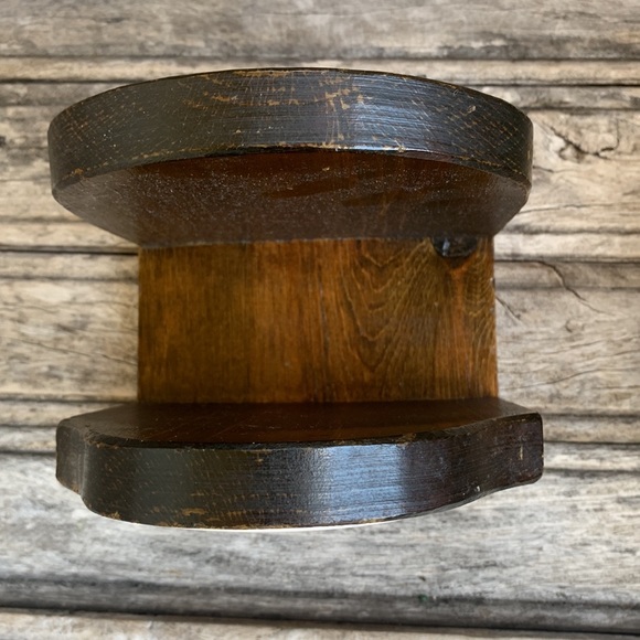 Vintage wooden paper towel holder / bill holder - Picture 8 of 10